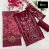 3451 Jihan Kashmiri Self Embroidery Rayon Cotton Pakistani Suits Wholesale Market In Surat